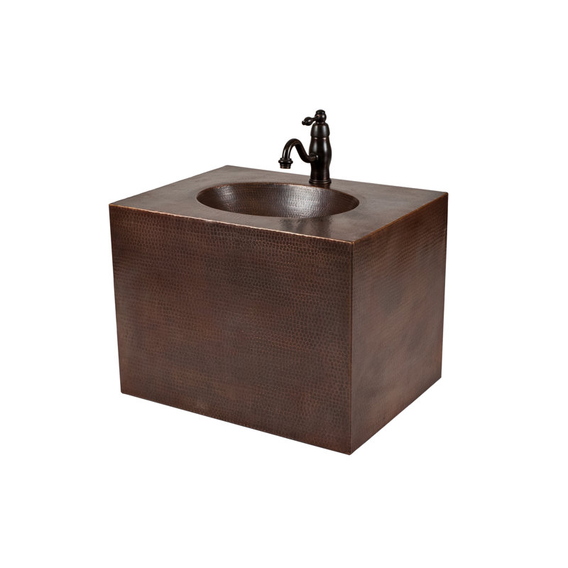 Premier Copper Products 24" Single Hand Hammered Copper Wall Mount